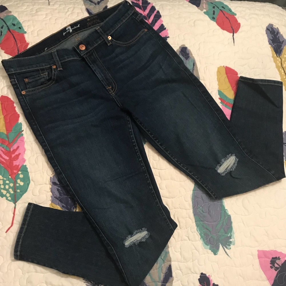 7 for All Mankind - The Ankle Skinny - Picture 1 of 6